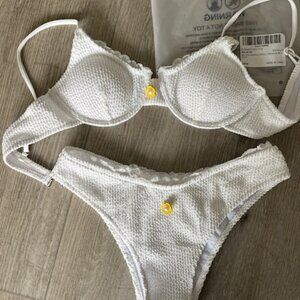 NWT White Bikini Size Small